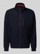 Regular fit outdoorjack met opstaande kraag en contrasterende details