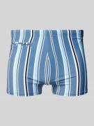 Slim fit zwembroek met ritszak, model 'Ocean'