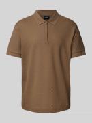 Regular fit poloshirt met structuurmotief, model 'Brody'