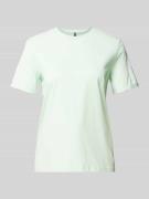 Regular fit T-shirt van puur katoen, model 'RIA'