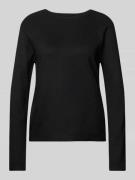 Regular fit gebreide pullover met extra brede schouders, model 'BREE'
