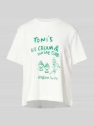 Comfort fit T-shirt van zuiver katoen, model 'SONYA METTE'