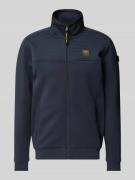 Sweatjack met labelbadges, model 'spacer look'