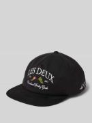 Baseballpet met labelstitching en viscose