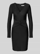 Mini-jurk met knoopdetail