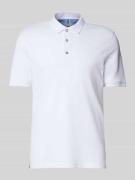 Regular fit poloshirt met labelprint, model 'Pete'