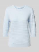 Gebreide pullover met 3/4-mouwen