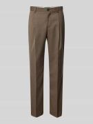 Regular fit pantalon in lanawol, model 'KIRKLAND'