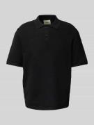 Regular fit poloshirt met structuurmotief, model 'FERDINAND'