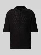 Regular fit poloshirt met V-hals, model 'Aron'