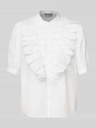 Regular fit overhemdblouse met opstaande kraag, model 'Hamadeus'