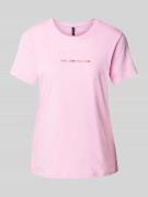 Regular fit T-shirt van puur katoen, model 'VANESSA'