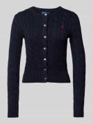 Gebreide cardigan met kabelpatroon