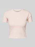 T-shirt met labelstitching