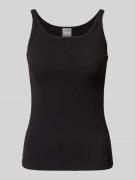 Tanktop in riblook, model 'STRENNA'