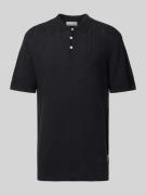Regular fit poloshirt met structuurmotief, model 'Karl'