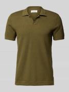 Regular fit poloshirt met structuurmotief, model 'MATEO'