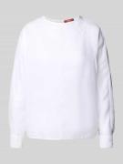 Blouse met ronde hals, model 'EDILE'