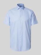 Regular fit zakelijk overhemd met kentkraag