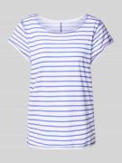T-shirt met kapmouwen