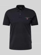 Regular fit poloshirt met labelstitching, model 'elbas'