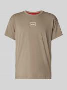 T-shirt met labelprint