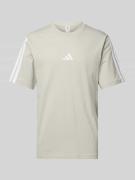 T-shirt met labelstitching