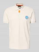 Regular fit poloshirt met labelstitching, model 'CLANIS'