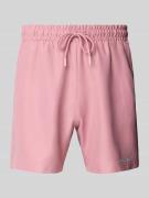 Zwembroek met labelstitching