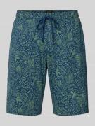 Regular fit bermuda met elastische band