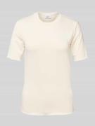 T-shirt met geschulpte zoom
