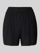 Relaxed fit korte broek met plooien
