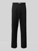 Regular tapered fit chino met steekzakken