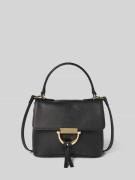 Handtas met labeldetail, model 'TEMI'