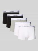 Boxershort met labeldetail in een set van 5 stuks