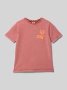 Regular fit T-shirt van puur katoen