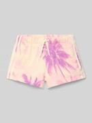 Regular fit sweatpants met labelstitching