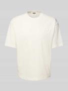 T-shirt met labeldetail
