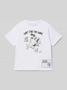 T-shirt met motiefprint