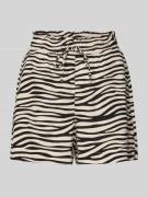 Loose fit korte broek van een mix van viscose en linnen, model 'MYMILO...