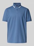 Poloshirt met korte knoopsluiting en logoprint