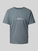 T-shirt met labelprint, model 'VARENNA'