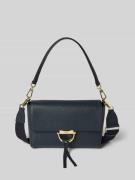 Handtas met labeldetail, model 'TEMI'