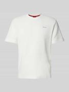 T-shirt met labelstitching, model 'Austin'