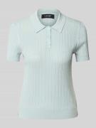 Poloshirt met korte knoopsluiting