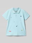 Poloshirt met labelstitching