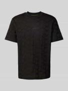 T-shirt met labelprint