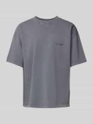 T-shirt met labelprint