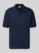 Relaxed fit poloshirt van puur katoen