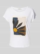 Regular fit T-shirt van puur katoen